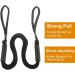 Pack of 4 Bungee Dock Lines for Boats - 4-5.5 ft Black Mooring Rope & Shock Absorb Tie - Boat Accessories - Buy Online on GoSupps.com