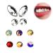 Dyceittdia Zahn-Edelstein-Set Zahn-Strass tooth jewelry-edelstein dental edelstein set Decoration crystal-strass-edelstein decoration yachibaoshi (04)