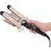KUIKUI Three Barrel Curling Iron Wand for Effortless S-Shaped Waves - Adjustable Hair Curler Waver Crimper Hair Styling Tool - Buy Online on GoSupps.com