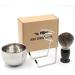 Elvielsl Men's 3-in-1 Shaving Kit with Badger Hair Brush and Stainless Steel Bowl - Traditional Wet Shave Set for Men - Buy Online on GoSupps.com