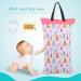 Hztyyier Hanging Wet Dry Cloth Diaper Bag 15.8x27.6inch - Large Capacity Reusable Diaper Pail Bag for Cloth Diapers or Laundry (#5) - Buy Online on GoSupps.com