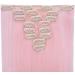 Light Pink 26 Inch Straight Clip in Hair Extensions - 8Pcs Full Head Synthetic Hairpiece with 18 Clips - Buy Online on GoSupps.com