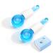 CIBLUTY Ice Globes for Facial - 2 PCS Cold Facial Massage Rollers for Tightening Skin, Puffiness Reduction, and Dark Circle Removal - Enhance Circulation and Tone Skin - Blue - Buy Online on GoSupps.com