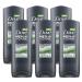 Dove Men Care Body & Face Wash, Minerals and Sage - 13.5 Fl Oz / 400 mL X 6 Pack Case, Made in Germany