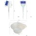 3-Piece Hair Dye Brush & Bowl Set - Professional Tinting Comb Tools for Home Salon (Blue) | Best Hair Coloring Supplies - Buy Online on GoSupps.com