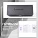 FONHCOO Half-Rim Reading Glasses for Men & Women - Blue Light Filter Visual Aid for Seniors - Stylish Black 0.0 Design - Buy Online on GoSupps.com