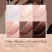 Modelones Polygel Nail Set - 6 Colors Nude Pink Brown | Quick Extension & Nail Art Starter Kit - 15ml (1 Pack) - Buy Online on GoSupps.com
