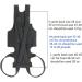 ALGONETO Dog Back Brace for IVDD Pet Dog Back Brace Comfortable Full Body Harness Dog Clothing Dog Back Protector L - Buy Online on GoSupps.com