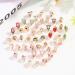 24-Pair Cute Animal, Flower, Heart & Fruit Earrings Set - Non-Perforated Ears - Buy Online on GoSupps.com
