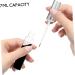 BIUDECO 35 Pcs Mascara Tube Opaque Travel Spray Bottle Cuticle Oil Pen Pump Bottle Dispenser Transparent - Buy Online on GoSupps.com
