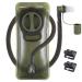 Hydration Bladder 2L Leakproof 2 Liter Water Reservoir BPA Free Military Green Water Storage Bladder Bag with Insulated Tube Hydration Backpack Replacement for Outdoor Hiking Camping Running Cycling 2 Liter hydration bladder (Green)