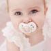 Lovi 22/810 Girl Dynamic Silicone Pacifier | Night & Day | 3-6 Months | Jaw-Friendly | BPA Free | 2 Pack with Night-Light Ring | International Shipping - Buy Online on GoSupps.com