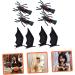 minkissy 8 Pairs Halloween Hair Clips Halloween Party Headdress Halloween Hair Accessories Bat Wings Hair Clips Accesorios Para Cosplay Hair Accessories Clothing Girl Rhinestone Child - Buy Online on GoSupps.com