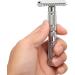 Ergonomic Rust-Resistant Manual Razor Grip | Retro Safety Razor for Men - Ideal for Home Hairdressing & Travel Gifts - Buy Online on GoSupps.com