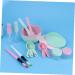 Angoily 2 Mud Masks Applicator Mask Applicator Brush Cosmetic Spatula Facial Masks Silicone Spoon Spatula Facial Mask Bowl Skin Care Spatula Makeup Make up Makeup Brush - Buy Online on GoSupps.com