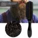 Durable Black Wood Handle Brush with Soft Elastic Bristles - Stimulates Follicles & Cleans Hair Impurities | Shop Internationally - Buy Online on GoSupps.com