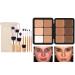 Professional Makeup Cream Contour Palette | Joyeee 12 Colors Concealer Full Coverage Set | Contouring Brush Set Gift for Women & Girls - Buy Online on GoSupps.com