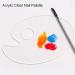 Buy Wnvivi Clear Makeup Palette & Spatula | Acrylic Nail Art Mixing Tray for Makeup & Nail Design - Buy Online on GoSupps.com