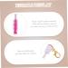 Mipcase 4pcs Tube Mascara Brush Makeup Mascara Diy Lash Wand Tubes Portable Eyelash Tube Self Made Diamond 11.2x1.1cm Rosy - Buy Online on GoSupps.com