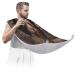 Love Tree Hole Dog Beard Bib Apron Beard Hair Catcher for Men Shaving Fathers Day Anniversary Christmas Gifts for Dad Husband Beard Bib with 2 Suction Cups