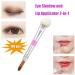 Buy 100pcs Mini Disposable Eyeshadow & Lip Brushes | Portable RoseFlower Makeup Applicators for Perfect Application | No Spilling - Buy Online on GoSupps.com