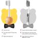 STORTOP Kids Toothbrush 4 Pack - Extra Soft Little Bear Toothbrush for Ages 1-8 - Pink, Orange, Blue, Green - Buy Online on GoSupps.com