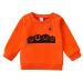 Toddler Boys Girls Halloween Long Sleeve Pumpkin Prints Pullover T Shirt Sweatshirt Tops Kids Cute Sweatshirt Orange 2-3T