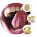2pcs Golden Single Tooth Fangs Hip Hop Grills Set - Top & Bottom Dental Veneers - Buy Online on GoSupps.com
