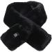 Nichtule Neck Heating Scarf | USB Heated Soft Scarf with 3 Temperature Settings | Portable Wireless Heat Scarf for Neck Pain Relief - Black - Buy Online on GoSupps.com