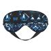Diamond Pattern Print Unisex Sleep Mask Double-Sided Eye Mask Ideal for Sound Sleep and Skin Care