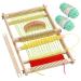 FOCCTS Wooden Multi-Craft Weaving Loom Large Frame 9.84 x 15.35 x 1.3 inch, Tapestry Loom Wooden Weaving Loom Creative DIY Weaving Art for Kids, Beginners and Experts, Came Pre-Warped for Quick Start