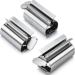 2020 New 3-Pack Toothpaste Squeezer Toothpaste Dispenser Manual Toothpaste Squeezer Toothpaste Tube Squeezer Rollers Metal Toothpaste Tube Wringer Stainless Steel Toothpaste Seat Holder Stand