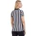 FitsT4 Women's Black & White Stripe Referee Shirt - Zipper Collared V-Neck Short Sleeve Jersey for Refs, Waitresses - Size Small - Buy Online on GoSupps.com