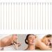 Bamboo Ear Cleaner Set - 20Pcs Goose Hair Ear Pick & Chinese Ear Scraper - Ear Cleaning Tool for Ear Care - Buy Online on GoSupps.com