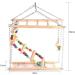 Pet Steps Pet Toy Pet Stairs Bird Toy Budgie Swing Ladder Bird Swing Toy Hammock Budgie Toy Hanging Toy - Buy Online on GoSupps.com