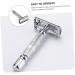 Minkissy Manual Double Edge Safety Razor for Men - Classic Metal Handle Perfect for Beard Shaping & Grooming - Buy Online on GoSupps.com