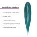 Double Ended Light Blonde Synthetic Dreadlock Extensions | 24 Inch (10 Strands) Handmade Dreads in Castleton Green - Buy Online on GoSupps.com