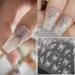 3D Holographic Butterfly Nail Art Sticker - 4 Sheets Laser Shiny Butterflies Nail Charms - Spring Nail Art Decoration for Women - Buy Online on GoSupps.com
