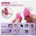 Premium Makeup Sponges Set - 3 Multicolored Facial Blenders for Liquid Cream & Powder Cosmetics | International Shipping Available - Buy Online on GoSupps.com