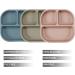 Buy Pandaear 3-Piece Non-Slip Baby Plate Set with Suction Cups & Spoons - BPA-Free Silicone Divided Plates for Easy Mealtime - Perfect for Kids! - Buy Online on GoSupps.com