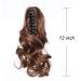 Sego Ponytail Extension | Light Brown Wavy Braid Hairpiece - 12 (30cm) | Voluminous Realistic 110g Hair Extension - Buy Online on GoSupps.com