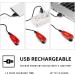 USB Rechargeable LED Safety Lights (2 Pack) - Clip-On Strobe Lights for Runners, Joggers, Walkers, Kids, Dogs - High Visibility Bike Tail Lights - Reflective Gear Accessories (Red) - Buy Online on GoSupps.com