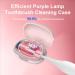 Portable Toothbrush Cleaning Case with Sterilizer - Pink | For Home, Travel & Camping - Buy Online on GoSupps.com