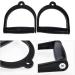 POPETPOP 4 Pcs Sports Handle Convenient Workout Handle Exercise Resistance Bands Cable Attachment Silicon Cable Machine Exercise Supply Metal Cable Instrument Replaceable Plastic Fitness Blackx3pcs 18x16cmx3pcs - Buy Online on GoSupps.com