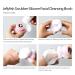 2pcs Jellyfish Silicone Facial Cleansing Brush Set + 2pcs Cleansing Sponge Pad - Handheld Face Brush for Massage - Buy Online on GoSupps.com