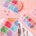 Evenden Nail Tips Box Empty Nail Tips Organiser Storage Fingernail Box Rooms Storage Box Container Nail Box Grid Box - Buy Online on GoSupps.com