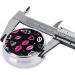 Buy Crown and Lips Round Pill Box - 3 Compartment Mini Decorative Travel Organizer | Portable Pocket Purse for Vitamins & Medicine - Black - Buy Online on GoSupps.com