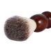 Professional Male Beard Shaving Brush - Wooden Handle with Nylon Hair for Facial Cleansing & Barber Tools | Buy Internationally - Buy Online on GoSupps.com