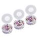 Nail Art Sanding Bands Smoothing Polishing 150 Pieces Sanding Bands for Dead Skin Removal with Storage Box for Foot Care (Color)
