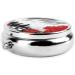 Red London Street Mini Round Pill Box | 3 Compartment Medicine Organizer | Portable Travel Pill Case for Home & Office - Buy Online on GoSupps.com
